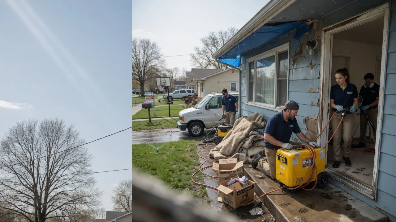 Basement Flood Cleanup in Bonner Springs, KS near me